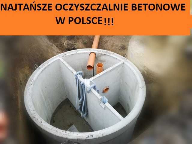 NAJTAŃSZE Oczyszczalnie Przydomowe Kanalizacje Szamba