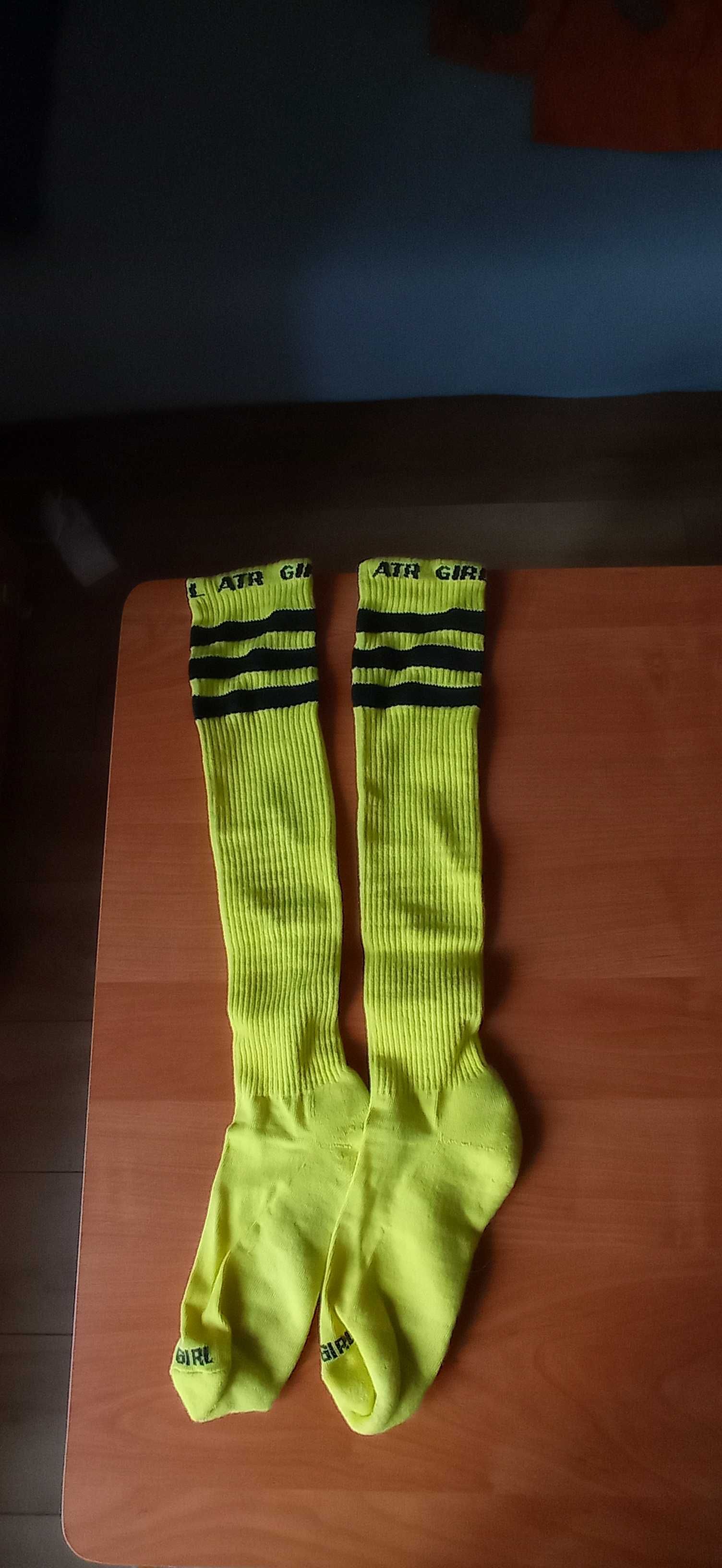 Żółte zakolanówki, 39-42 (M/L), ATR Wear
