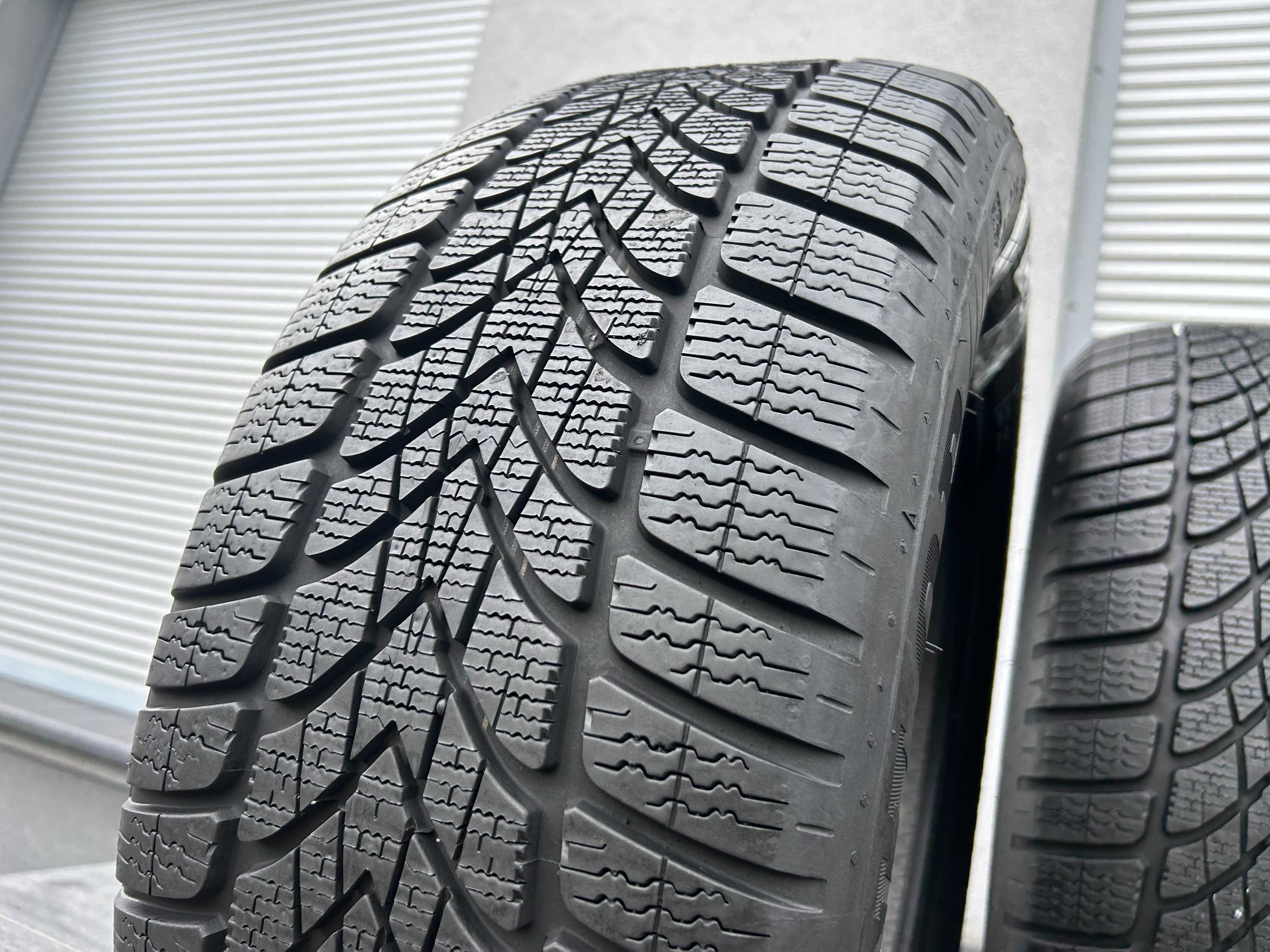 4szt zima 225/55R17 Dunlop WinterSport4D 7,2mm 2019r Poleasingowe LZ59