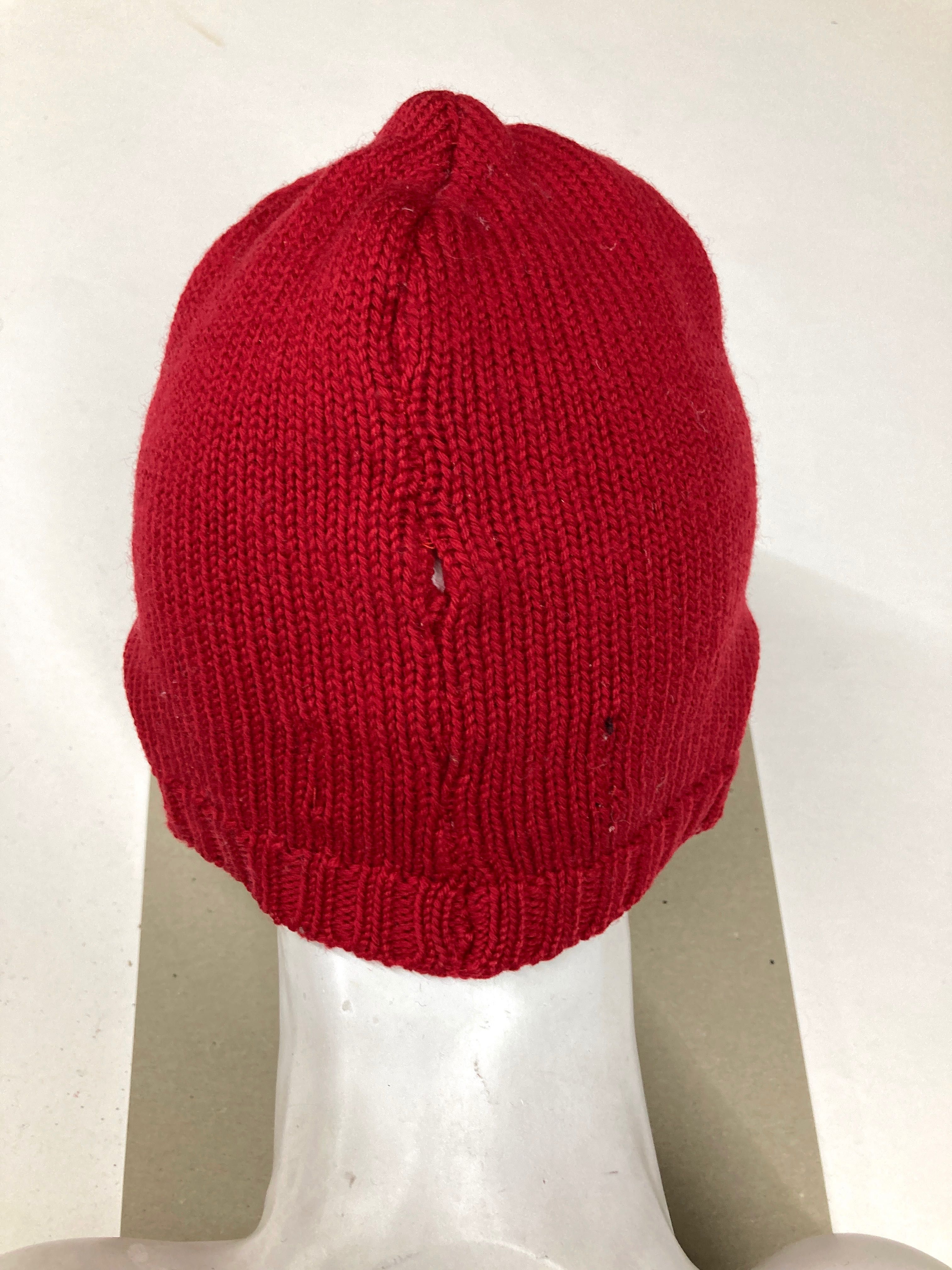 Woolmark Cienka zimowa czapka dziecięca używana
