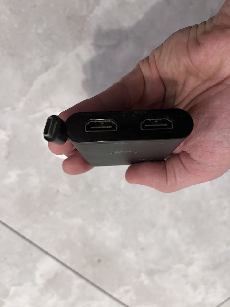 USB-c dual hdmi adapter/ stacja dokujaca