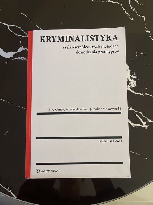 Kryminalistyka Gruza Goc Moszczyński Wolters Kluwer