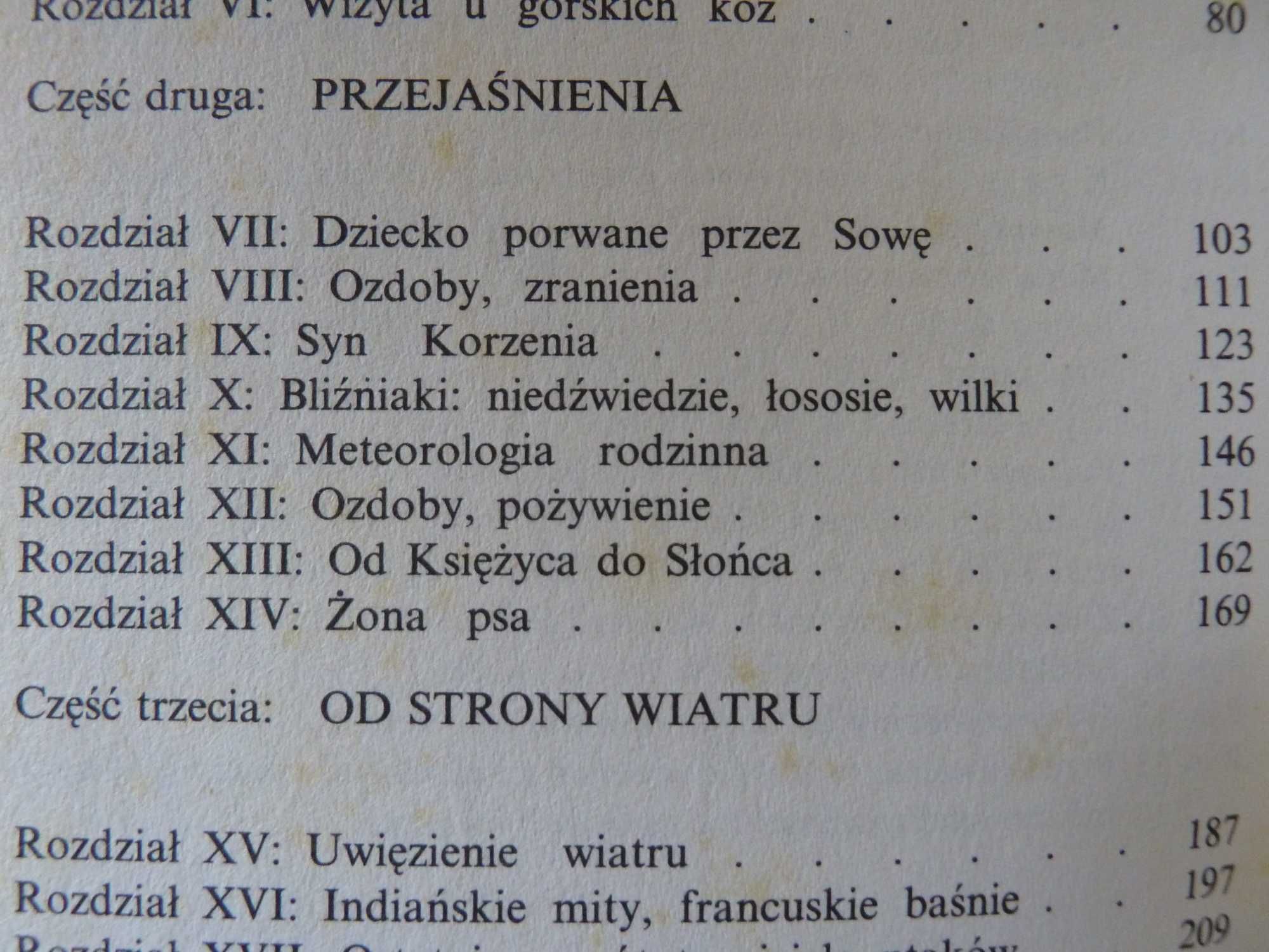 Opowieść o rysiu Claude Levi-Strauss