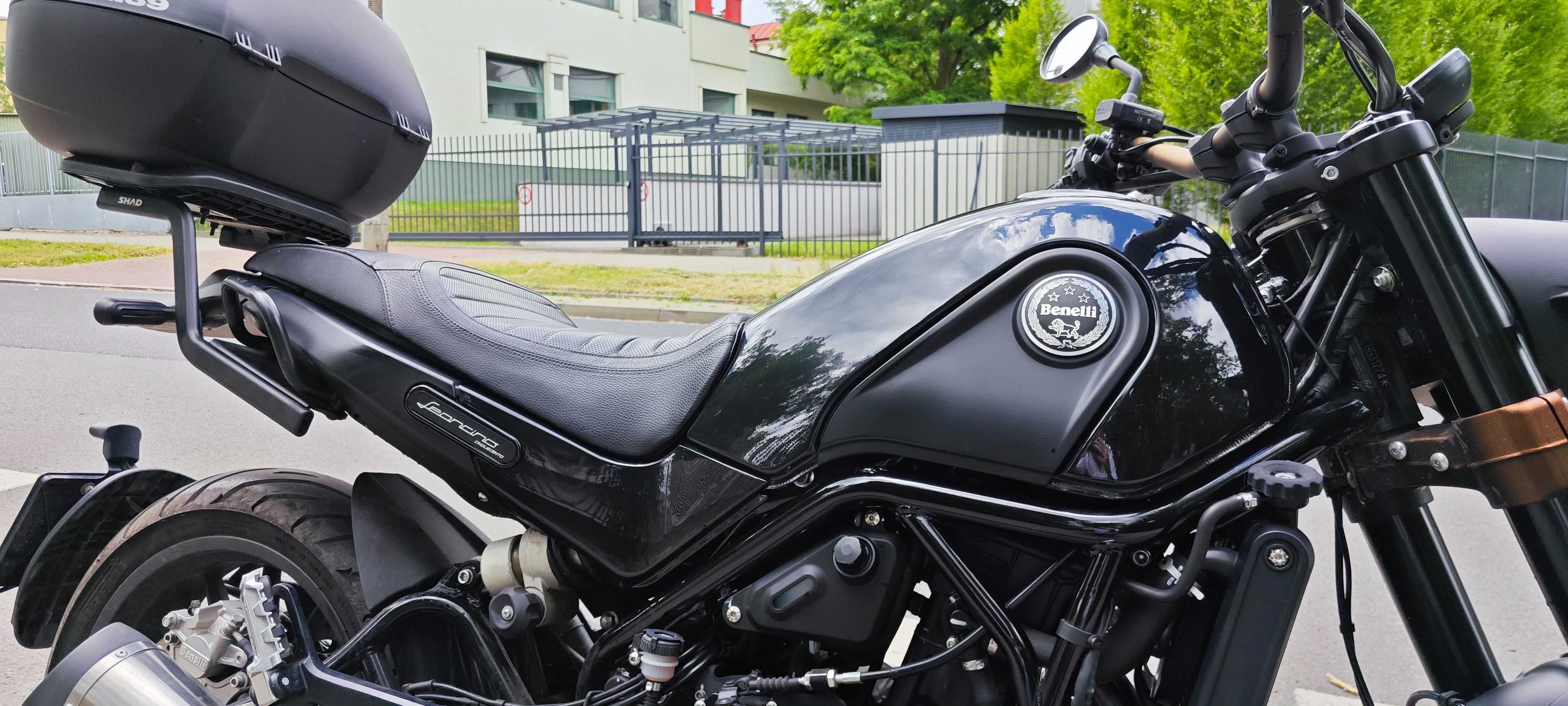 Benelli Leoncino 500, idealny, przebieg 4130, bez żadnej rysy