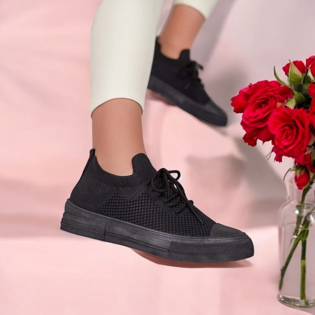 Ostatnie Pary! WYPRZEDAŻ! Damskie Przewiewne Buty Sportowe Slip On
