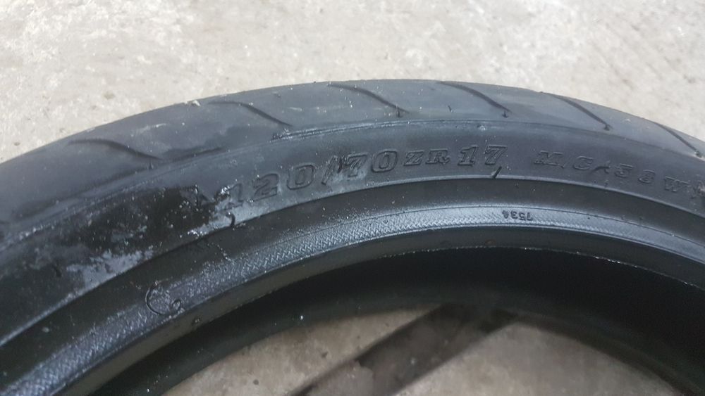 opona motocyklowa przod przednia dunlop 120/70-17 d220f sportmax radia