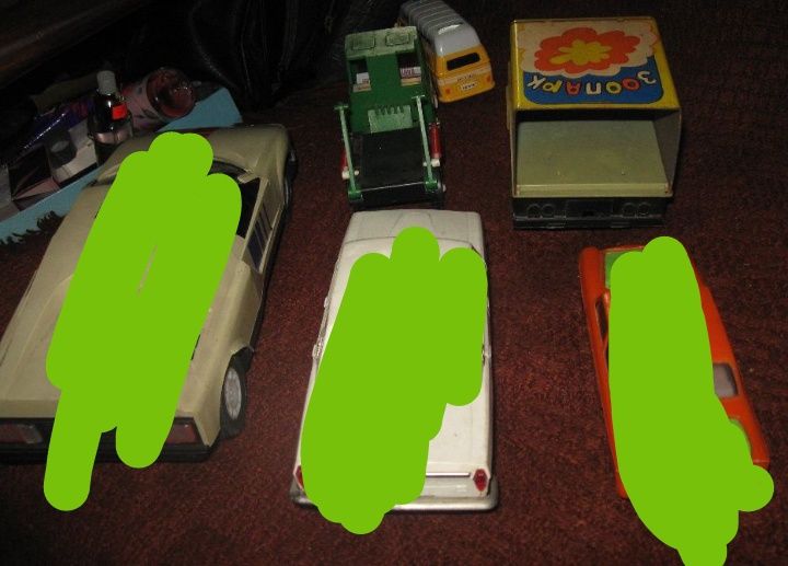 Auto samochód zabawka stare PRL ZSRR Metal plastik Wołga i inne. 20w.