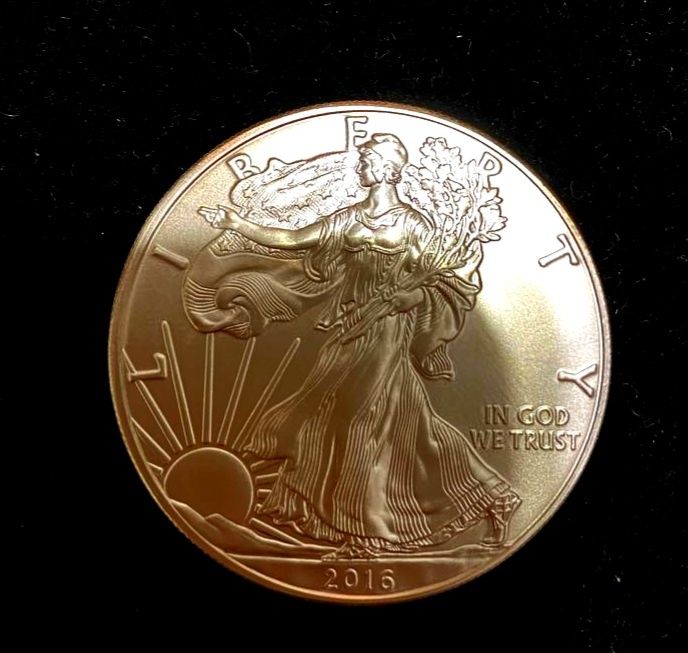 Серебряная монета 1oz Американский Орел 1 доллар 2016,2013 США