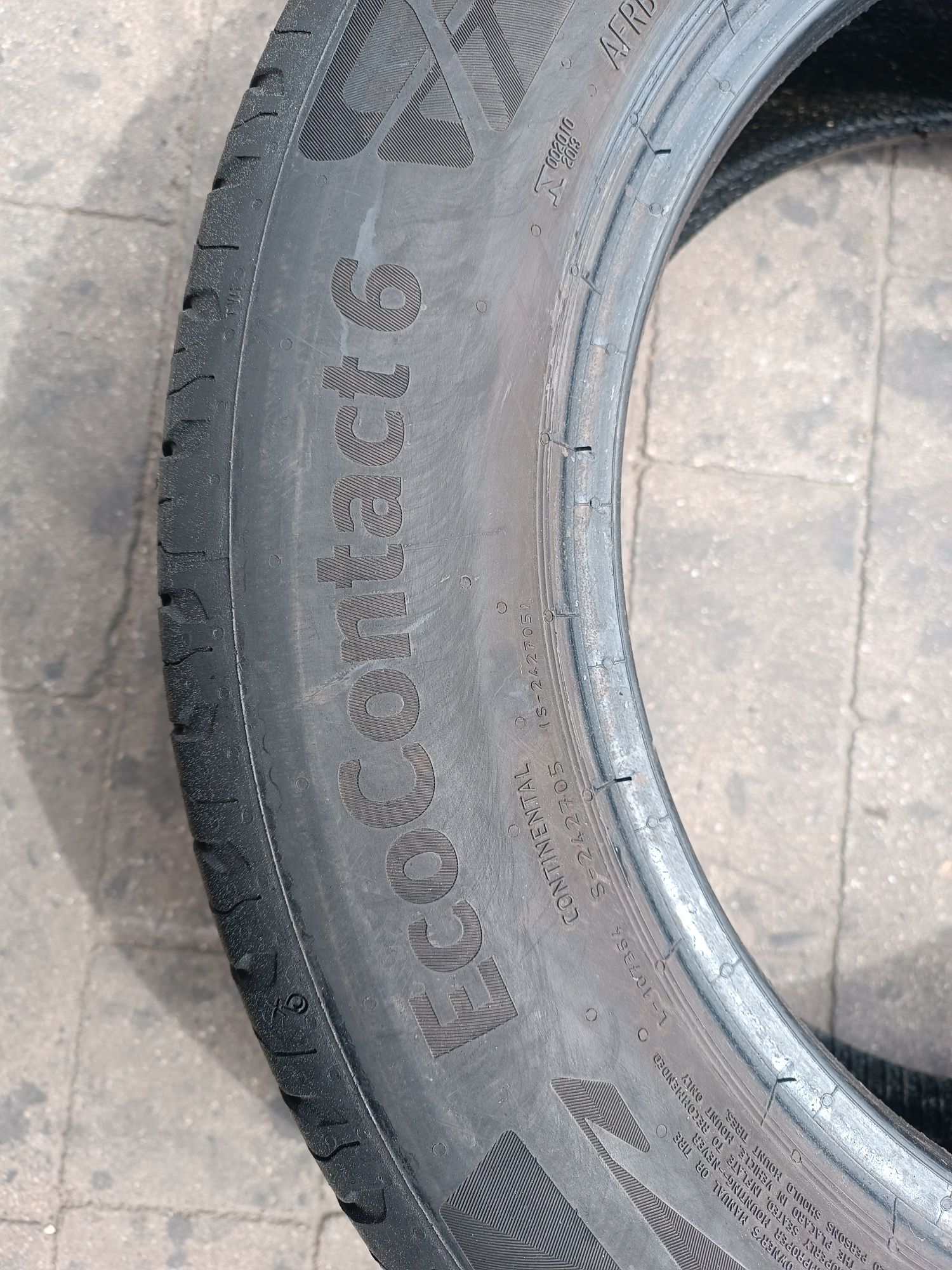 195/60R15 Continental EcoContact 6 pojedynka
