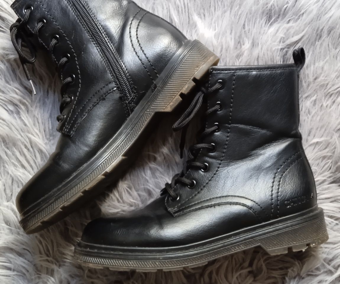 Buty trzewiki glany CATWALK czarne rozm.36