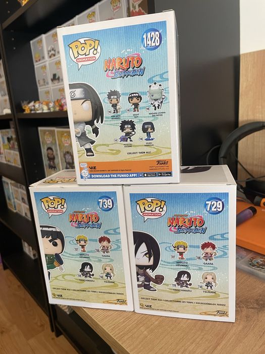Lote funko pops naruto