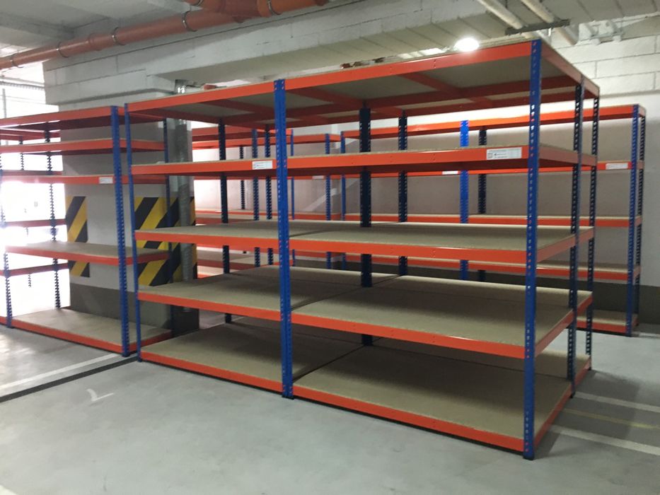 Regał magazynowy modulowy paletowy uzywany skrecany