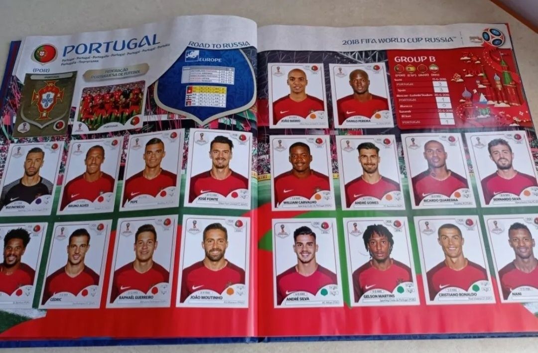 Caderneta Mundial 2018 Capa Dura Completa