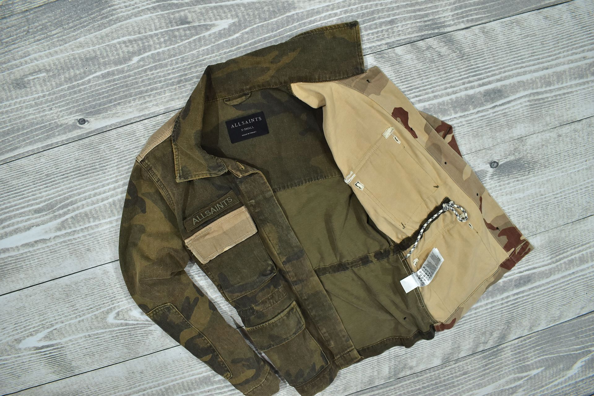 ALLSAINTS Finch Camo Kurtka Damska Moro / XS