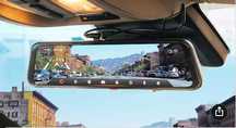 Зеркало авторегистратор видеорегистратор 2камери сенсор "10" 12Мп DVR