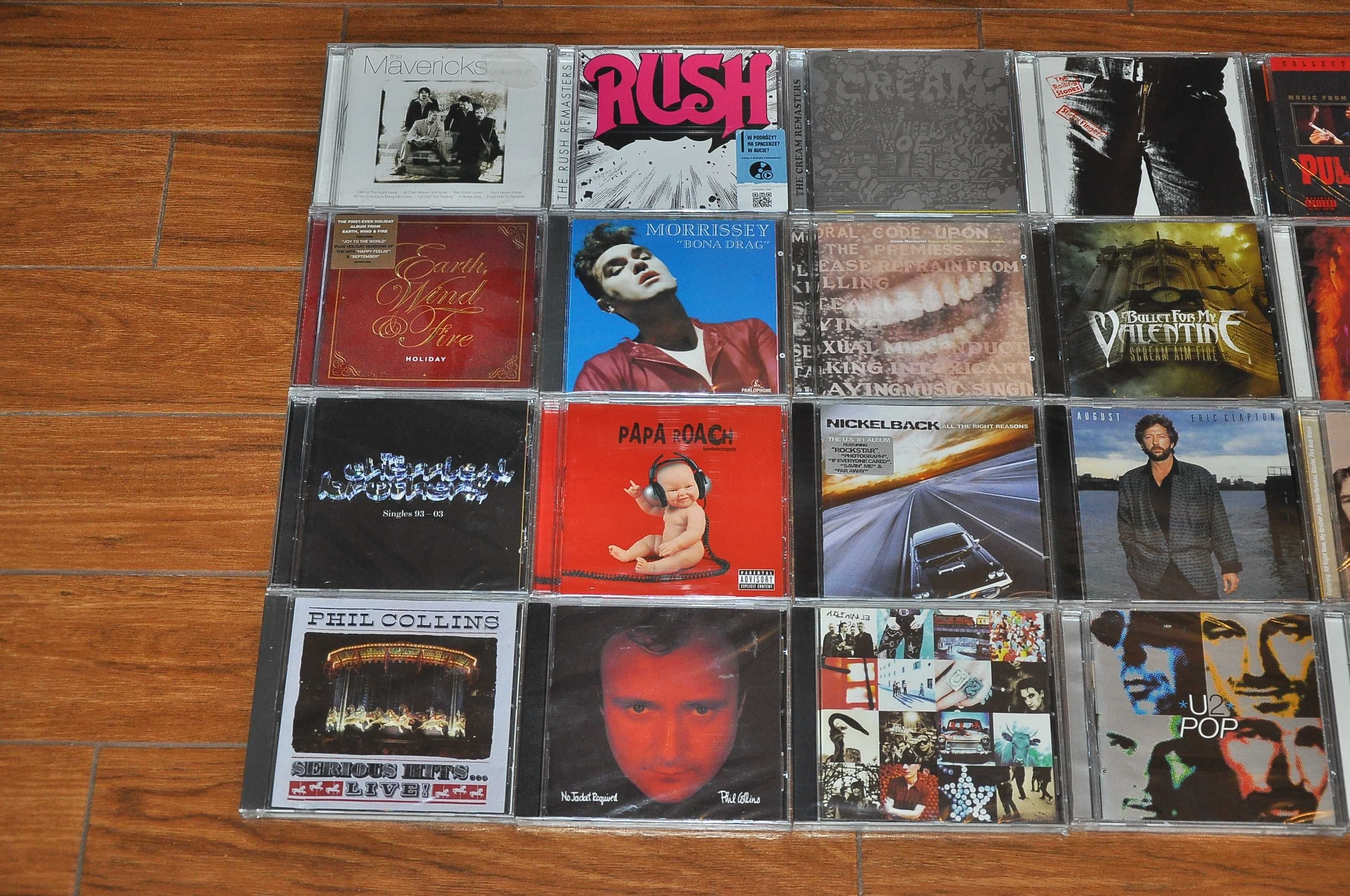 Zestaw 20CD - Rush,Morrissey,Phil Collins,U2,Cream,Free NOWE,FOLIA