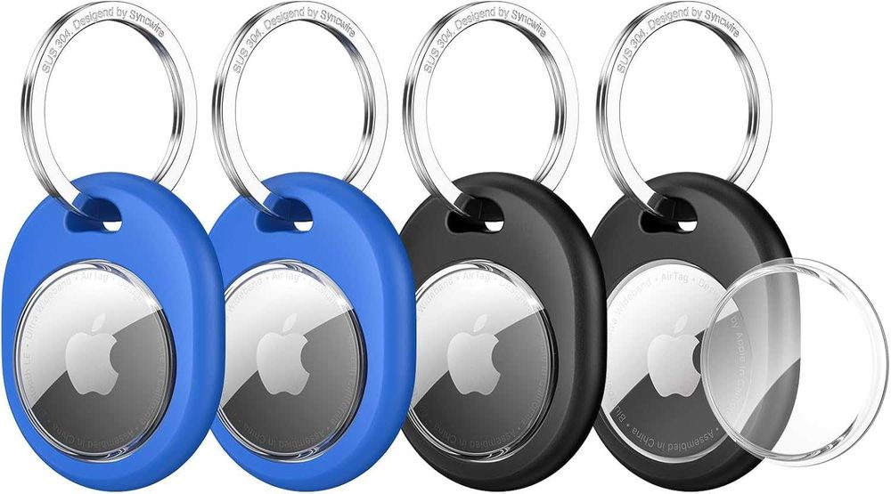 4-pak Etui na Air Tag AirTag odporne na wstrząsy i zarysowania