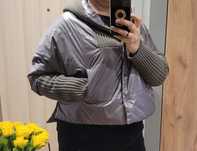 Kurtka damska Oversize krótka nietoperzowy krój ,, Muza ,,