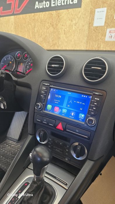 Rádio Audi A3 8P Android 13 com GPS (Novo)