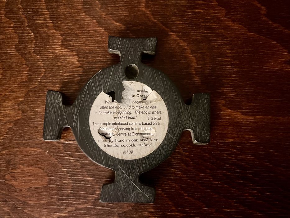 Ręcznie odlewany Celtycki Krzyż Clonmacnoise