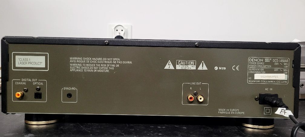 Odtwarzacz DENON DCD-1450AR CD/CD-R  OKAZJA czarny