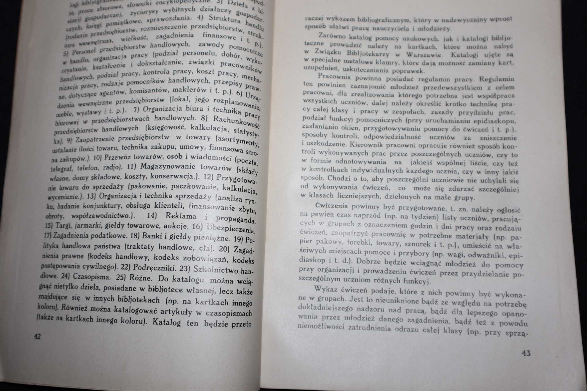 Poradnik dla Gimnazjów kupieckich 1935r Warszawa