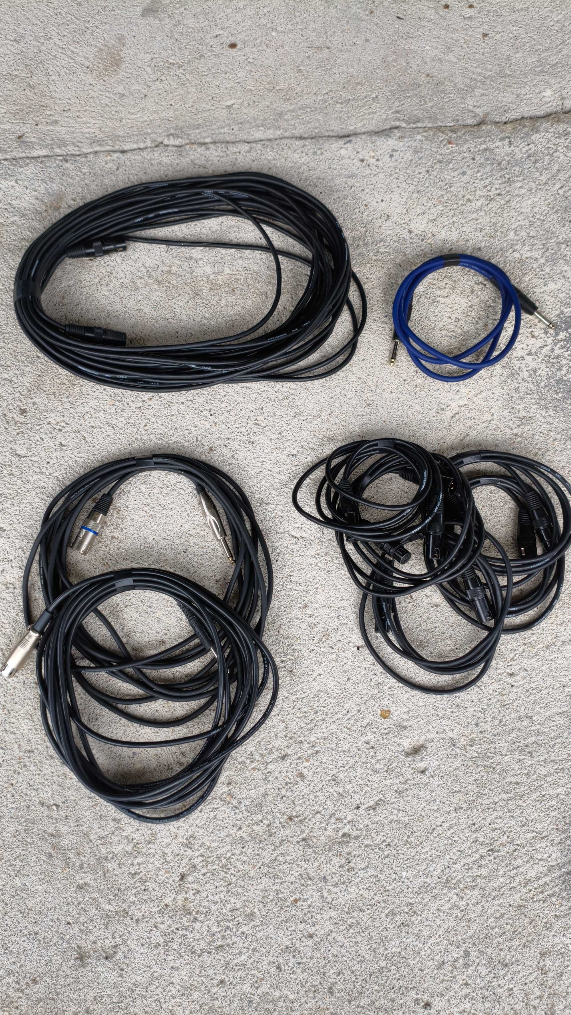 Cabos XLR DMX Jack