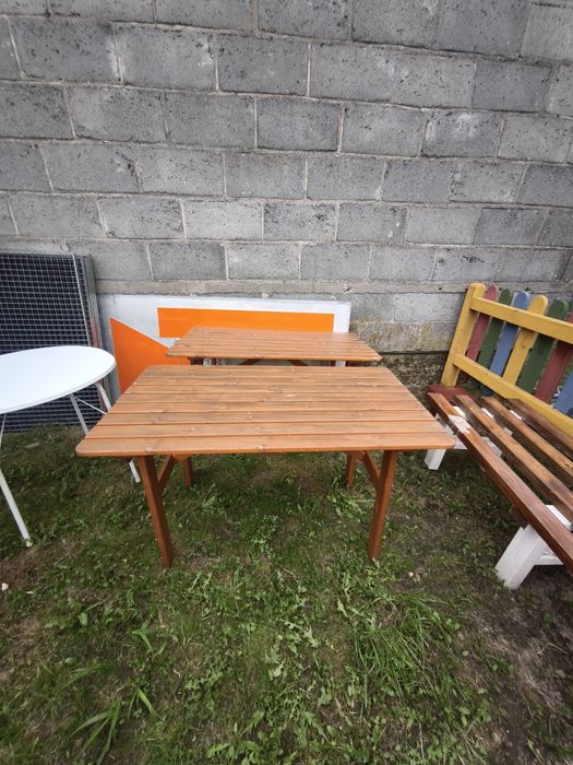 Meble ogrodowe stoły ławka fotele