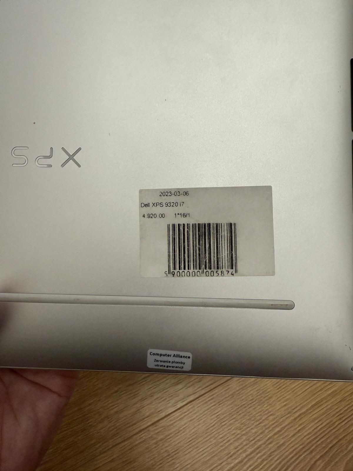 Laptop Dell XPS i7 16GB 1T stan idealny