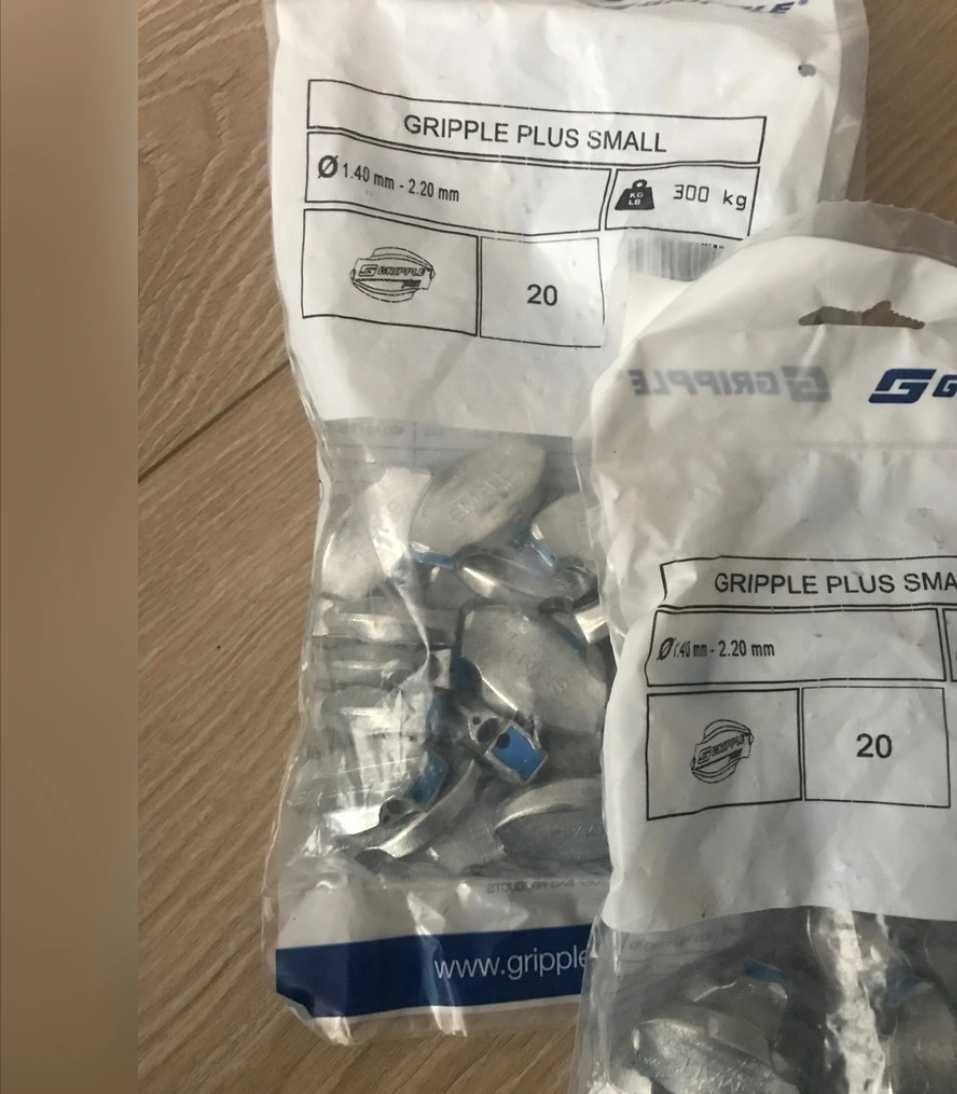Sprzedam gripple small (paczka20sztuk)Złączka do drutu