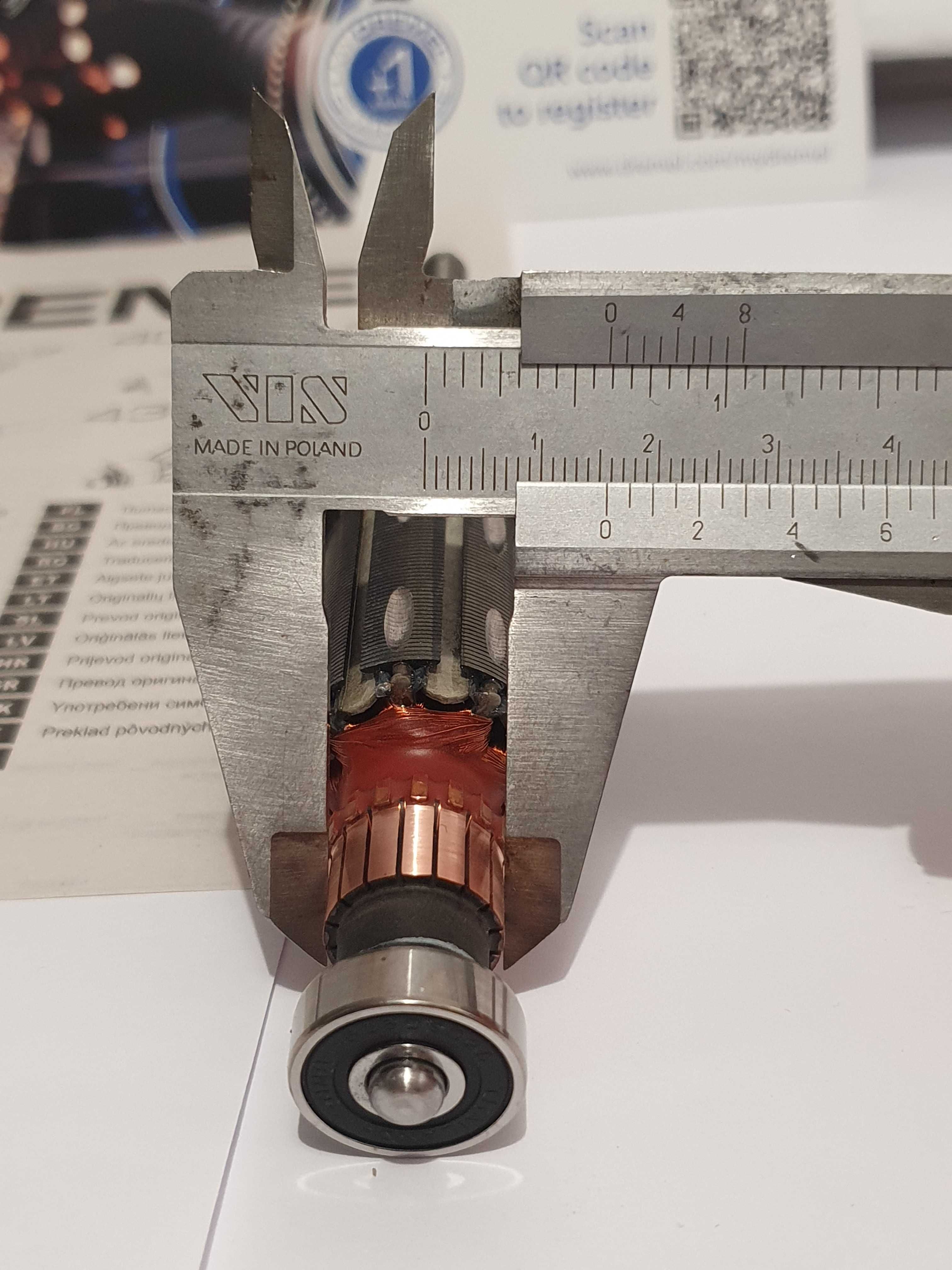 Wirnik twornik +szczotki do DREMEL 3000 miniszlifierka Nowe oryginal