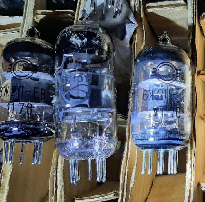 Радиолампы 6Ж2П-ЕВ и 6Ж3П