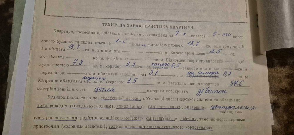 Продам однокімнатну квартиру у центрі  міста Шептицький