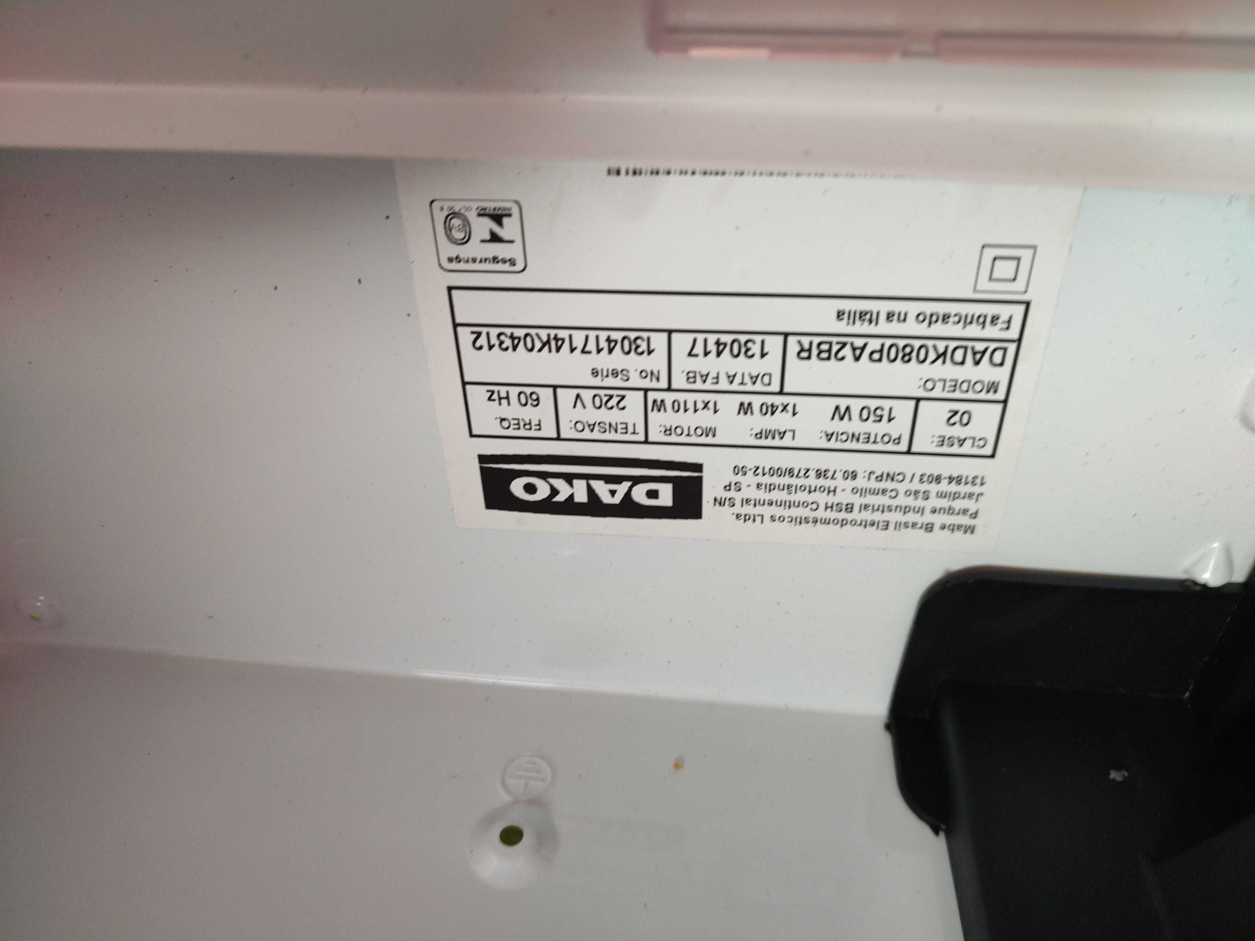 Okap pochłaniacz filtr wyciąg pod szawkowy Dako DADK080PA2BR 80x50x12