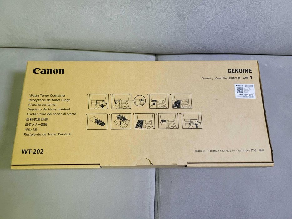 Oryginalny Pojemnik na zużyty toner do Canon WT-202. Nowy. Warszawa