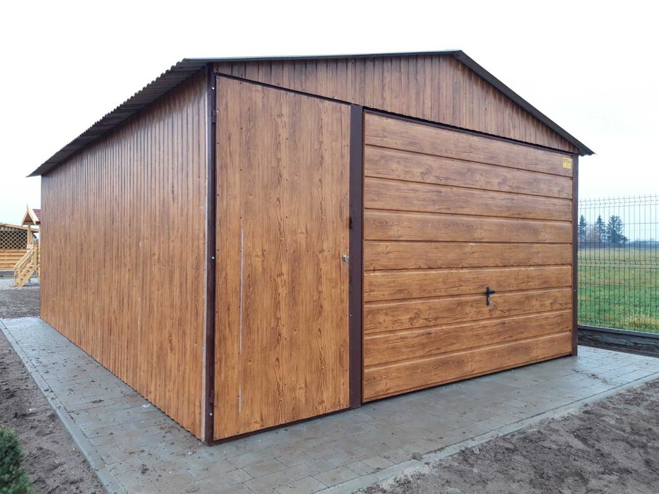 4x5,5 MAŁ Garaże Blaszane Garaż Blaszany Blaszak Blaszaki Garaz Garaz