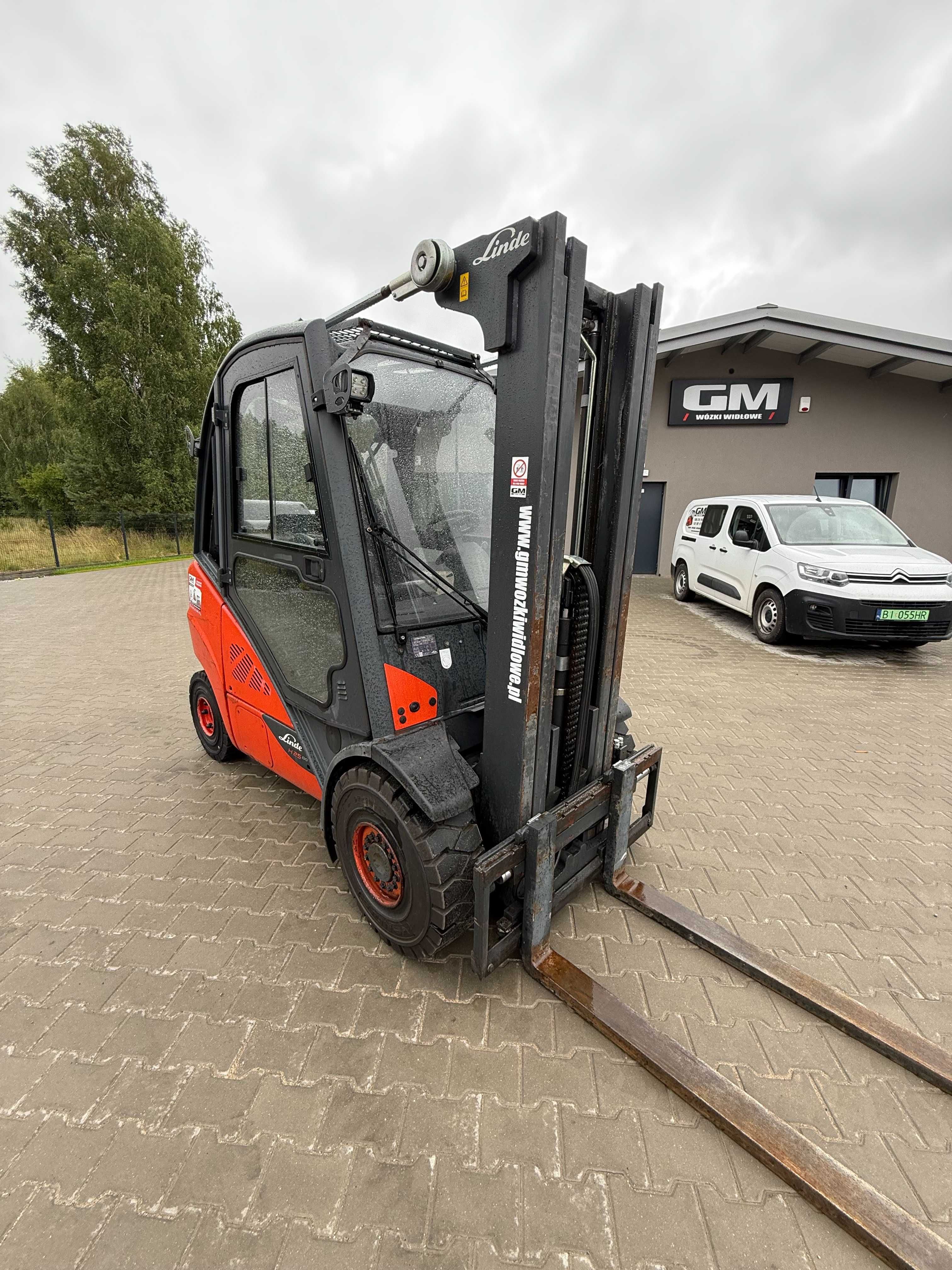 Wózek Widłowy Linde H25T /600 4,8m 2017r Kabina Ogrzewanie Triplex