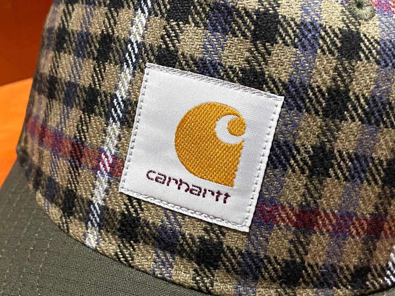 Carhartt wip highbury cap cypress asher check кепка бейсболка оригінал