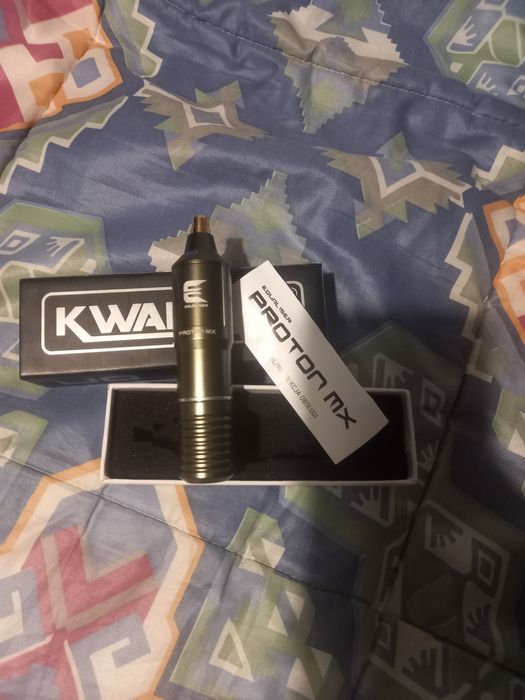 Máquina tatuagem kwadron Equalizer proton mx + fonte de alimentação