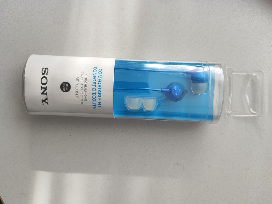 Słuchawki Sony douszne Słuchawki przewodowe Sony (niebieskie) | MDR-EX