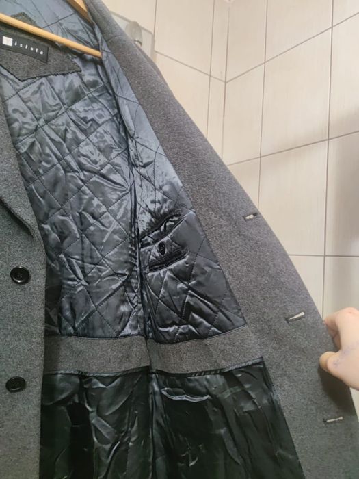 płaszcz coat overcoat XL wełna wool wełniany Vistula polska moda polsk