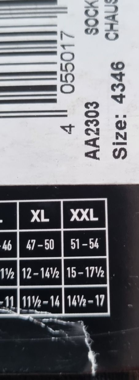 носки сліди adidas компл 3шт XL / XXL ( 47 48 49 50 р. )