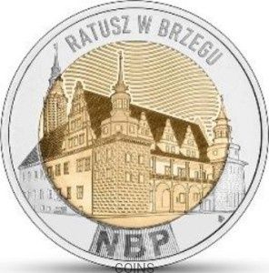5 złotych okolicznościowe Ratusz Brzegu
