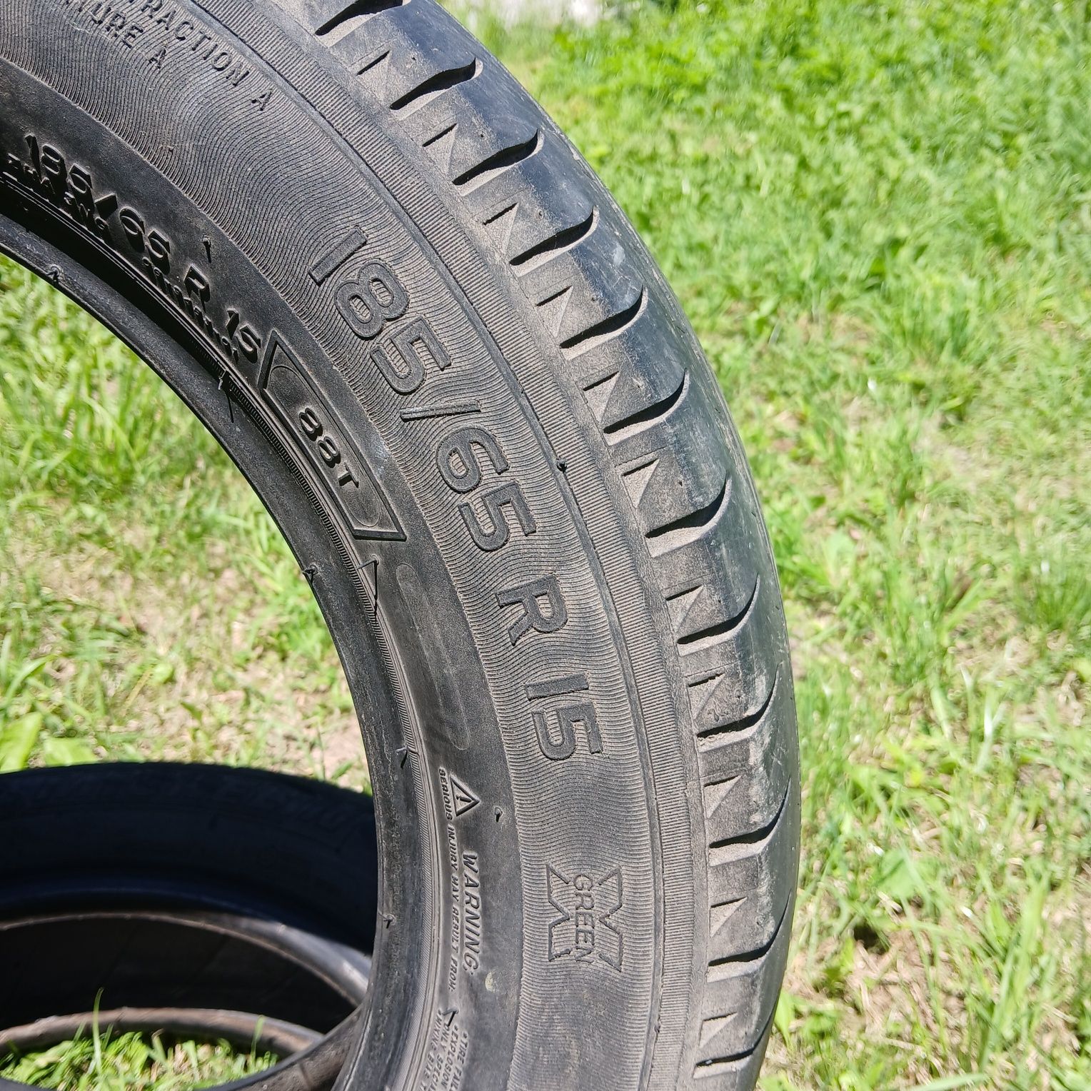 Шини 185 65 r15 б/у michelin