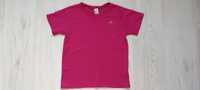 Różowa sportowa bluzka dla dzieci w wieku 8-9 lat. Rozmiar 131-140