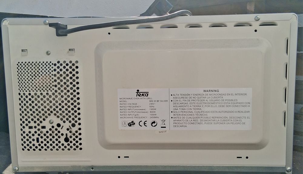 Microondas cinzento TEKA