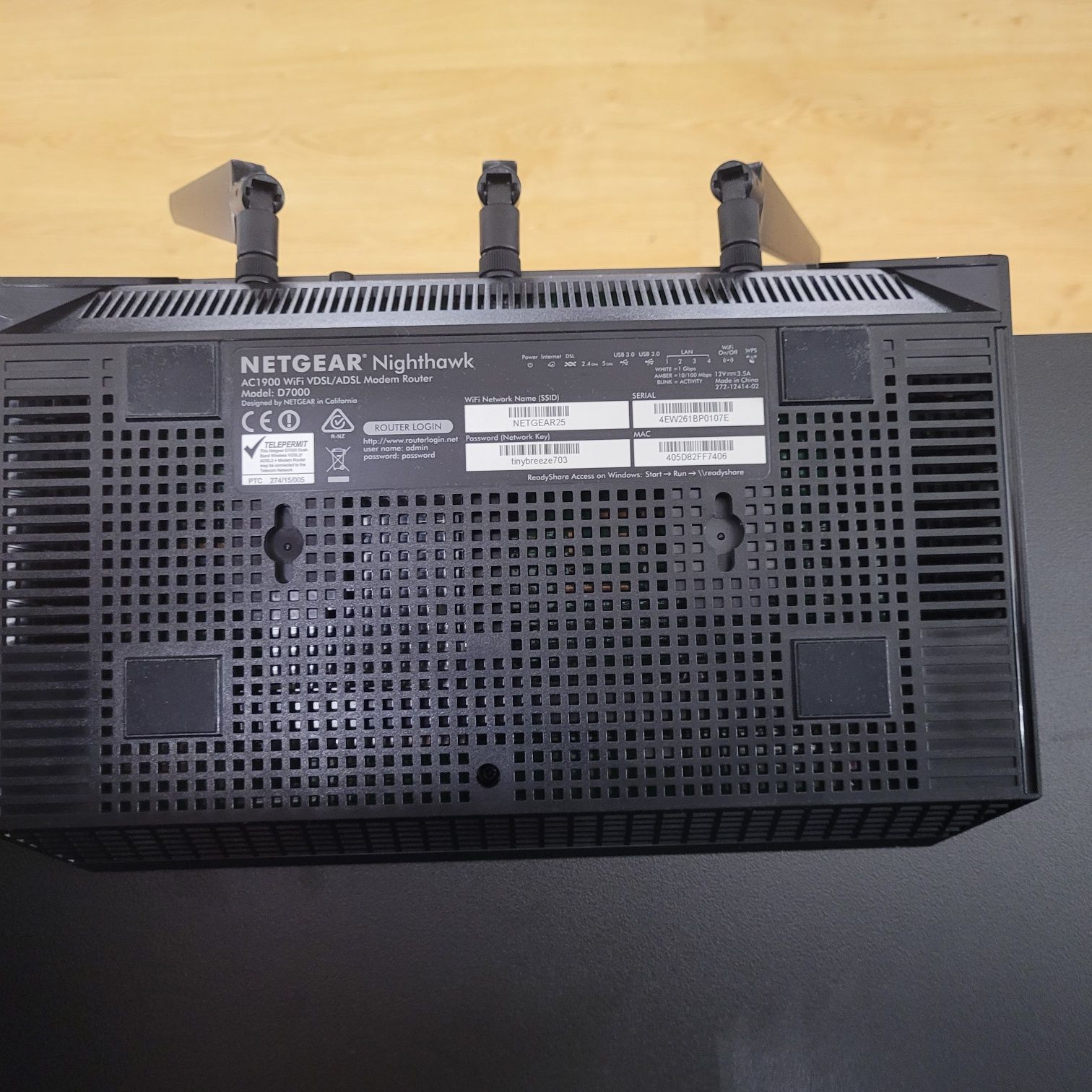 Router Netgear D7000 ADSL/VDSL