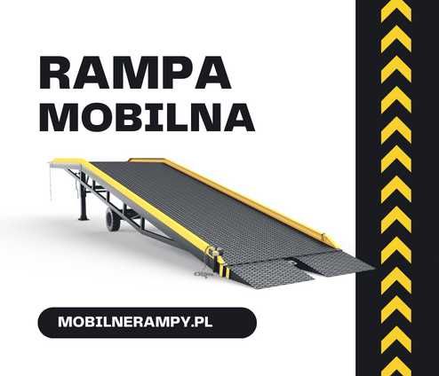 Rampa załadunkowa OD RĘKI wynajem rampa mobilna do kontenera 8 ton