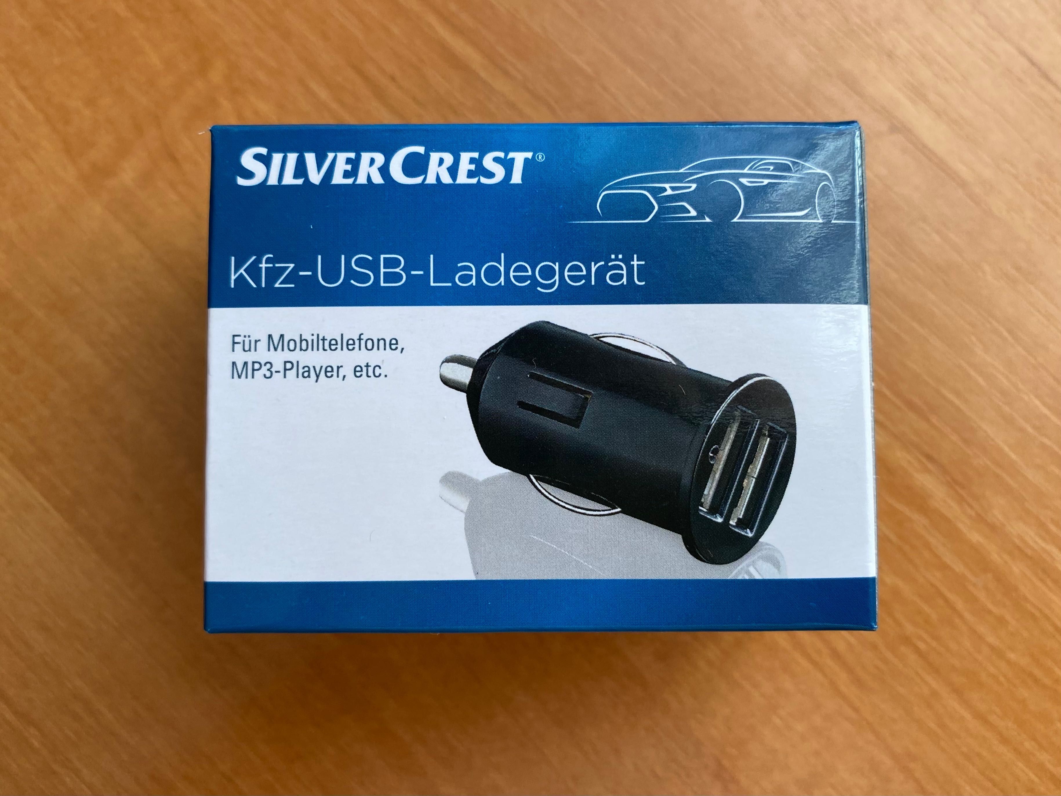 Німецьке зарядне для автомобіля 2 USB