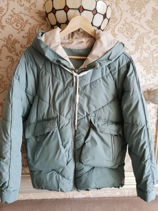 Зимняя куртка пуховик на девочку размер S